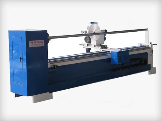 Automatic cnc slitting machine with long fabric roll